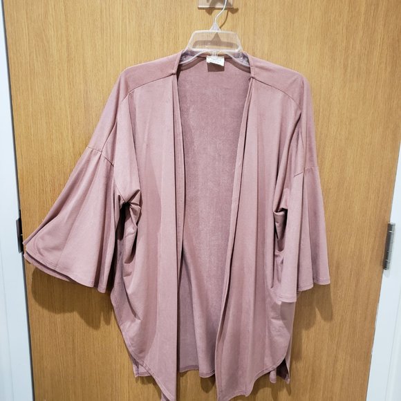 Women's Mauve Cardigan - Picture 3 of 12